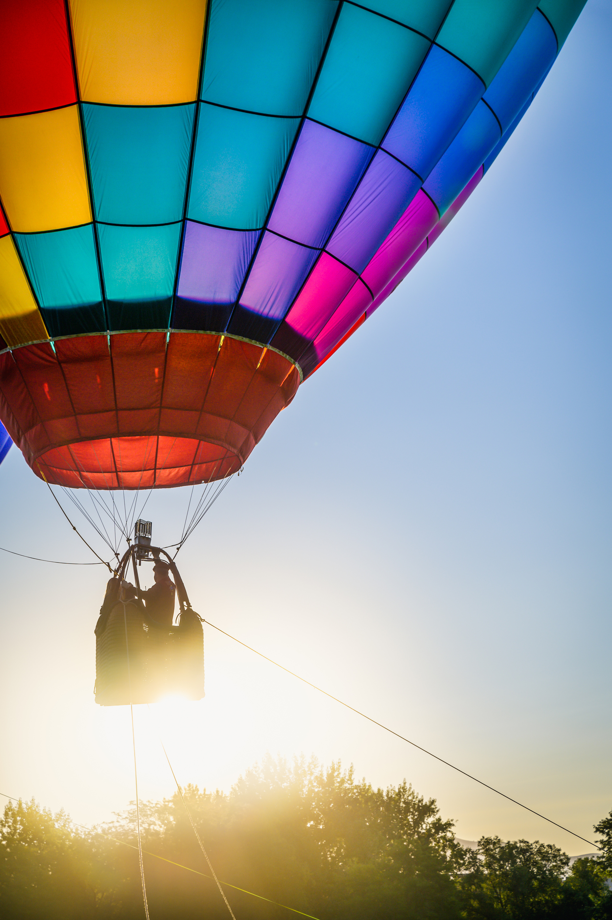 A Colorful Hot Air Balloon
